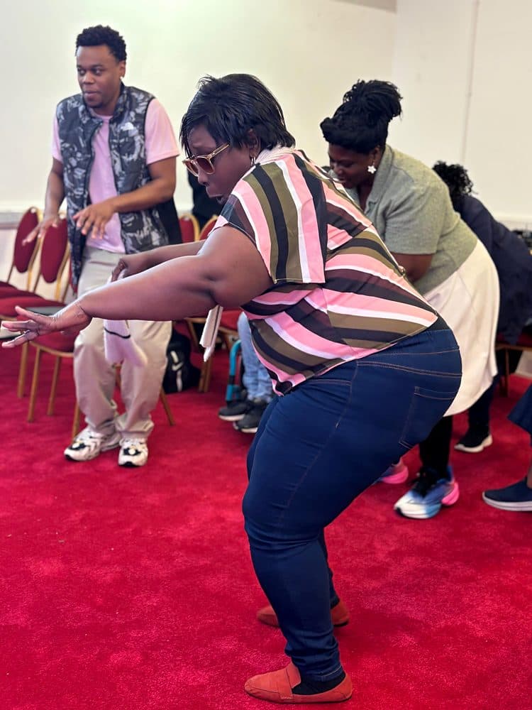 Dancing for joy